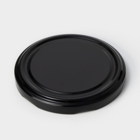 A set of conservation covers “Night”, TO-82 mm, metal, 20 pcs, black color black-1