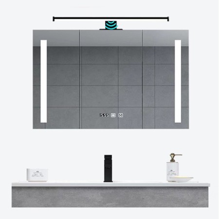 Highlighting with the Nekst movement sensor LED 4000K 800lm RA80 IP44 Black 40x4x11.6 cm-2