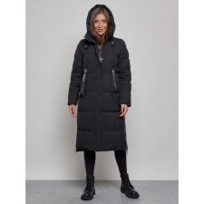 Coat insulated winter female, size 42, black color