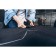 Clothing scissors, with a laser pointer, 8 ", 21 cm, black color