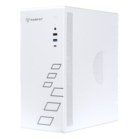 Computer Raskat Standart 200, G6400, 8 GB, SSD 240 GB, Intel UHD 610, Noos, White-2