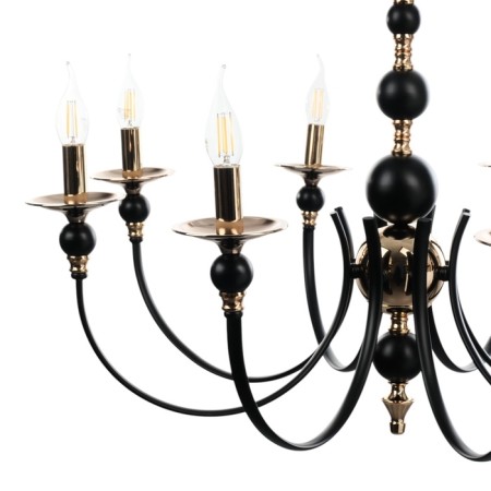 Venice chandelier 8he14 40w Black-gold 87x87x97 cm-6
