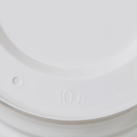 Pot with the Podon "Economy", 10 l, white color-4