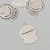 Decor Metal for creativity "Smile - Smile" 1.9x2.5 cm