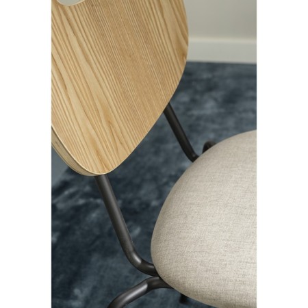 Hillen chair, 565 × 445 × 785 mm, the color is light brown-3