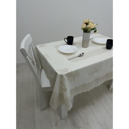 The tablespoon "Openwork" Victoria, 140 x 200 cm, 10 pcs in the roll, beige color-3