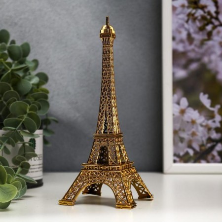 Souvenir Metal "Eiffel Tower" gold 18x7x7 cm-1