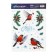Interior stickers "Bullfins", 21 x 29.7 cm, New Year
