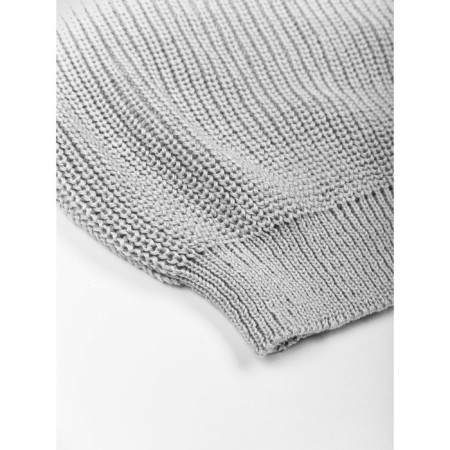 Vest for girl Knit, height 128 cm, gray color-18