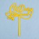 Topper "Happy Birthday", italics, gold, give beautifully