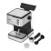 Coffee machine KitFort KT-7233, Rozhkova, 950 W, 1.5 l, cappuccino, black-silver-silver