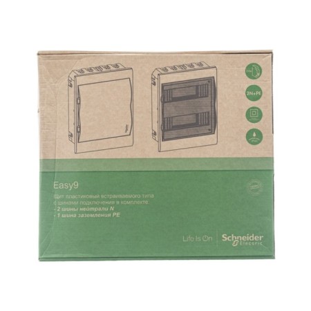 Boxing SE Easy9, 2 rows, 24 modules, built -in, IP40, white, EZ9E212S2FRU-4