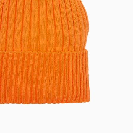 Female Winter hat, orange color, size 52-56-7