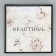 Gift laminated square, packaging, “beauty inside”, 14 x 14 x 9 cm