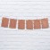 Girland for photos with clothespins "Kraft", 6 pcs.