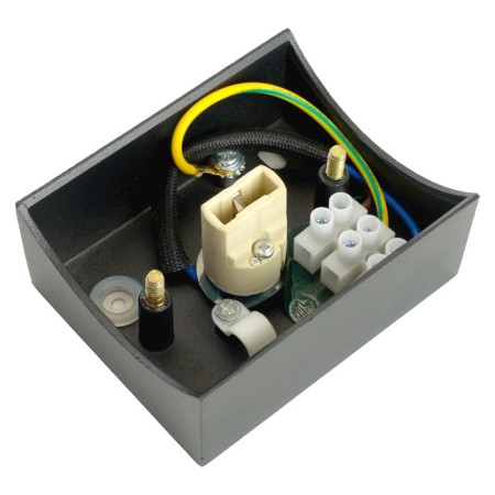 Feron ML1750, IP20, G9, 15 W, 100x80x100 mm lamp, black color is black-6