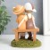 Souvenir Polystone "Boy and girl on the bench" MIX 7x10.3x14.5 cm