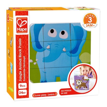 Wooden cubes "jungle"-2