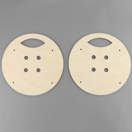 Set for creating a bag, made of wood, d = 20 cm-1