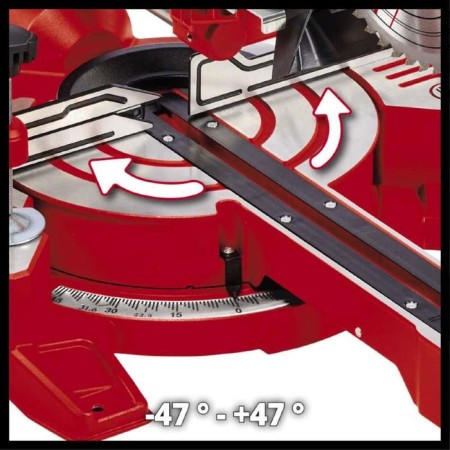 Pile endow Einhell TC-SM 216, 1600 W, 216x30 mm, 5200 rpm, laser-4