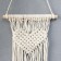 Panel wall -mounted macrame "Heart" 75x25 cm