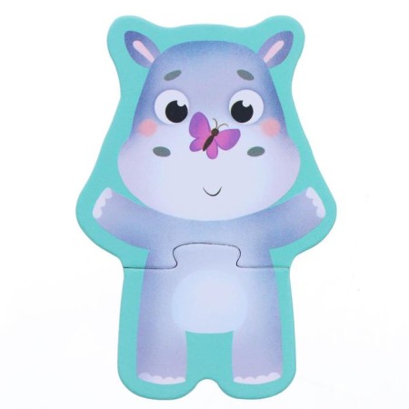 Puzzles 2 in 1 "Funny animals"-2