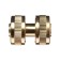 The coupling is connective, for hoses 1/2 "(12 mm), a cane connection, brass, Greengo