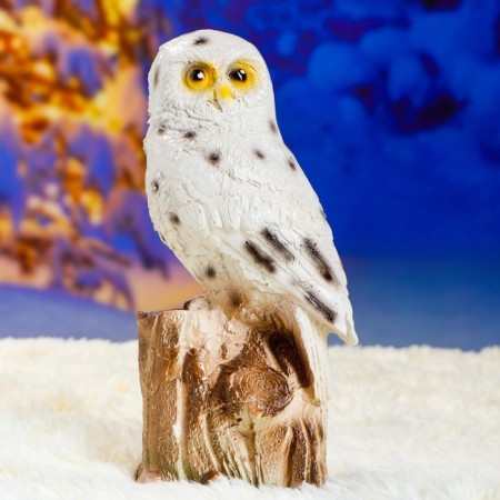 Garden figure "Owl on the stump" Polar, 28cm-6