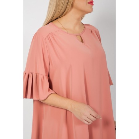 Female blouse, size 56, powder color-6