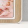 Photo frame LHDF "Our baby" 46x51 in 6 photos 10x15 cm, col. oak/white (plastic screen)