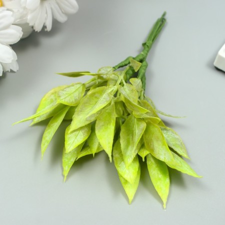 Artificial plant for creativity "Rain" 1 bouquet = 6 branches green 13 cm
