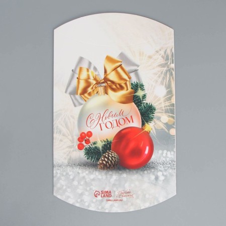 Figure team “Happy New Year”, Christmas tree decorations, 19 x 14 x 4 cm, New Year-4