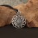 The amulet "Black Sun", metal pudter, art casting