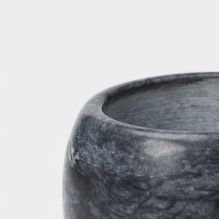 A mortar with an “marble” push, made of natural stone-4