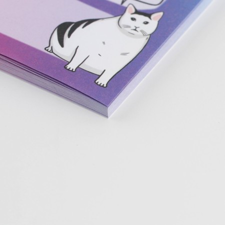Planing with tear -off sheets "Cat" 100x180 mm, 50 sheets-3
