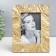 Photo frame Polystone 10x15 cm "Skeleton leaves" gold 21x16.5 cm