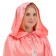 Carnival cloak of children, satin, coral length color 100cm