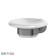 Holder with a soap dish, porcelain; Antique silver, 3SC