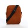 Youth bag with zipper, external pocket, brown color