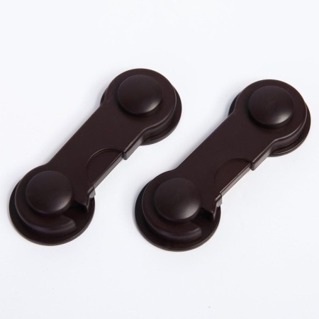 A set of door blockers, 2 pcs., Brown color-2