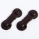 A set of door blockers, 2 pcs., Brown color