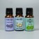 Gift set "6 in 1" shampoo, thick soap, essential oil 3 pcs 17 ml, white washcloth
