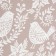 Ethel towel Birds (pattern) 40x73 cm, 100% HL, sarzha 190 g/m2