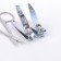Manicure set, 6 items, in case, fuchsia color