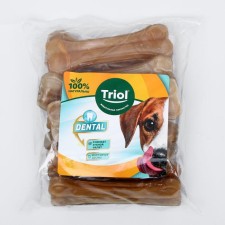 Dental bones for dogs, 12.5 cm, 50-55 g, 10 pcs.