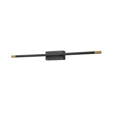 Бра Laser, 10Вт LED, 3000K, 600lm, цвет чёрный, золото