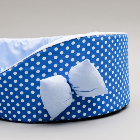 Lying "tenderness", 49 x 36 x 17 cm, calico, blue-3