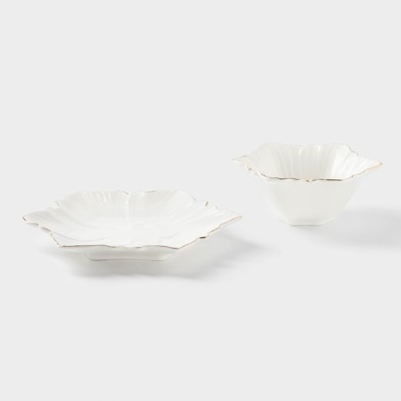 A set of ceramic salads “Bohemia. Violet ", 13 × 5.5 cm, 18 × 2 cm, 2 items-1