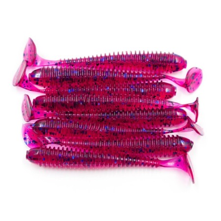 Vibro-tail Yaman Pro Betta, 11.4 cm, color #04-Graph, packaging 5 pcs.-1