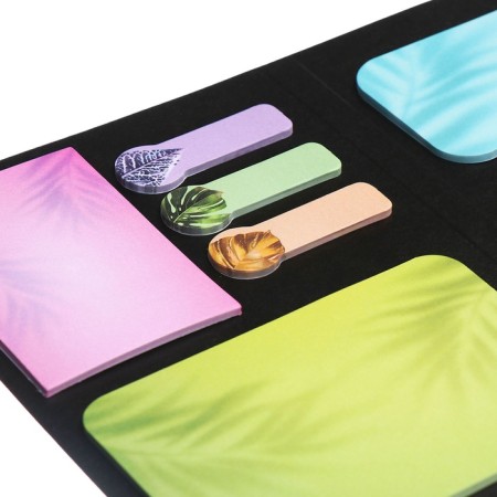 Block with a sticky edge of 115x158, Devente Tropicana, 20 sheets, 7 colors, offset, mix-3